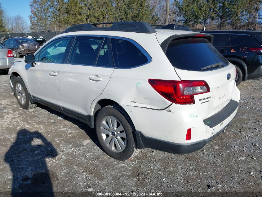 2016 Subaru Outback 2.5I Premium VIN: 4S4BSACC8G3221526 Lot: 38153384