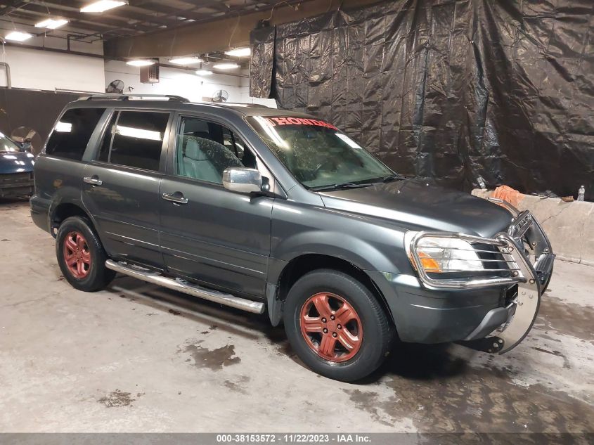 2HKYF185X5H538366 2005 Honda Pilot Ex-L