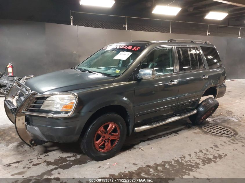 2HKYF185X5H538366 2005 Honda Pilot Ex-L