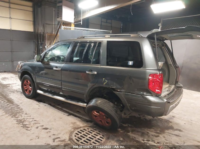 2HKYF185X5H538366 2005 Honda Pilot Ex-L