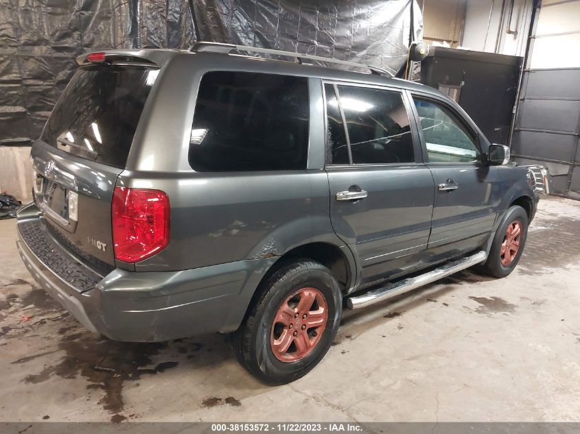 2HKYF185X5H538366 2005 Honda Pilot Ex-L