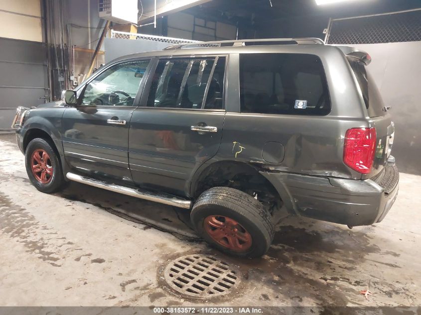 2HKYF185X5H538366 2005 Honda Pilot Ex-L