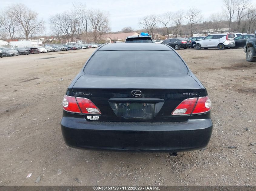 2004 Lexus Es 330 VIN: JTHBA30GX45028996 Lot: 38153729