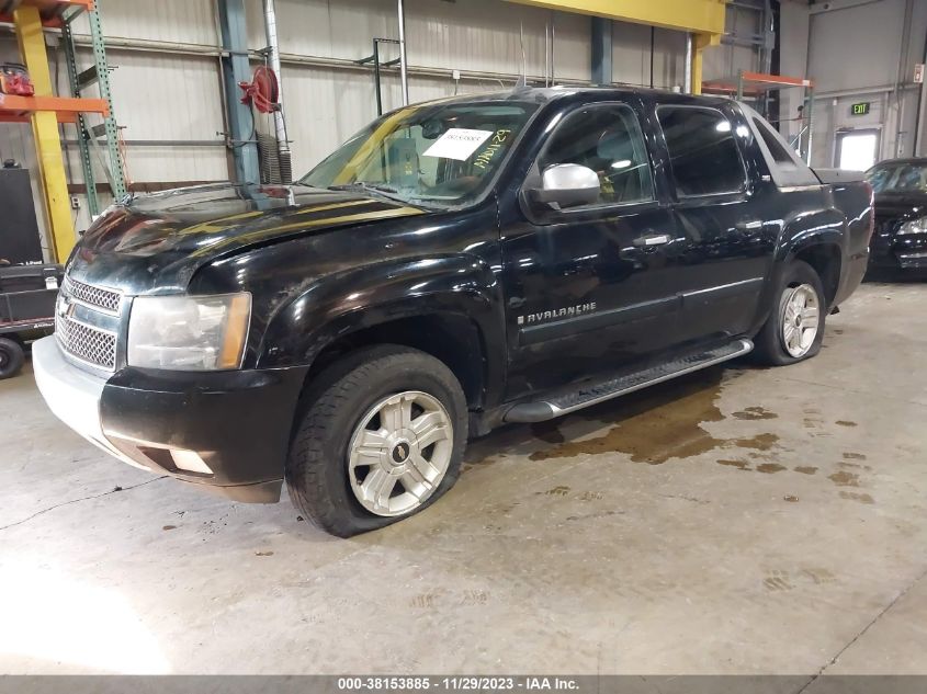 2008 Chevrolet Avalanche 1500 Lt VIN: 3GNFK123X8G286116 Lot: 38153885