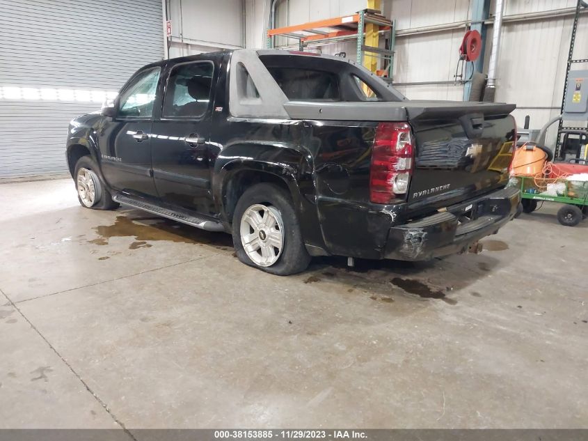 2008 Chevrolet Avalanche 1500 Lt VIN: 3GNFK123X8G286116 Lot: 38153885