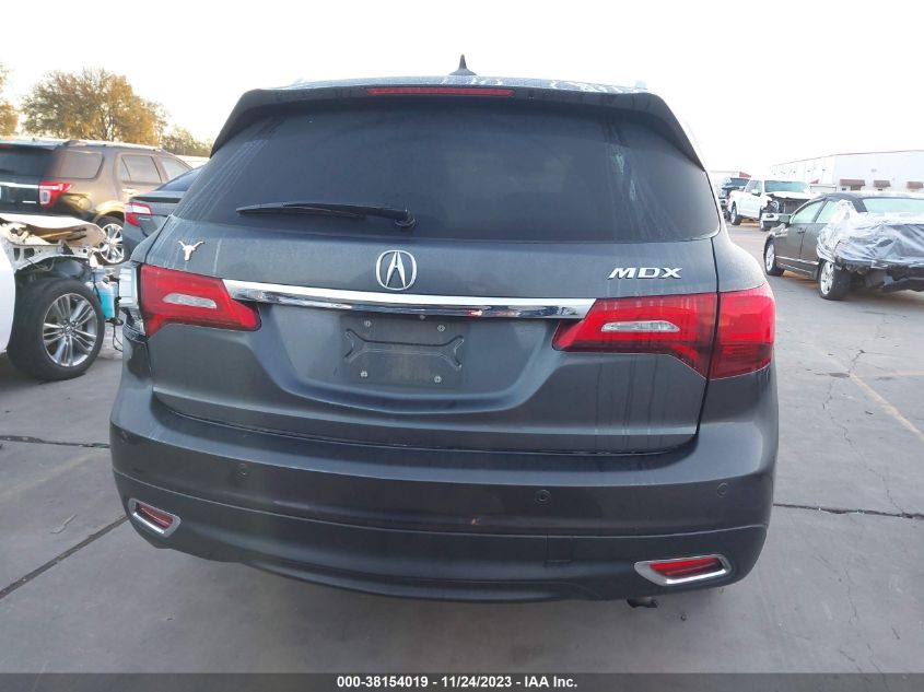 2014 Acura Mdx Advance Pkg W/Entertainment Pkg VIN: 5FRYD3H88EB017221 Lot: 38154019