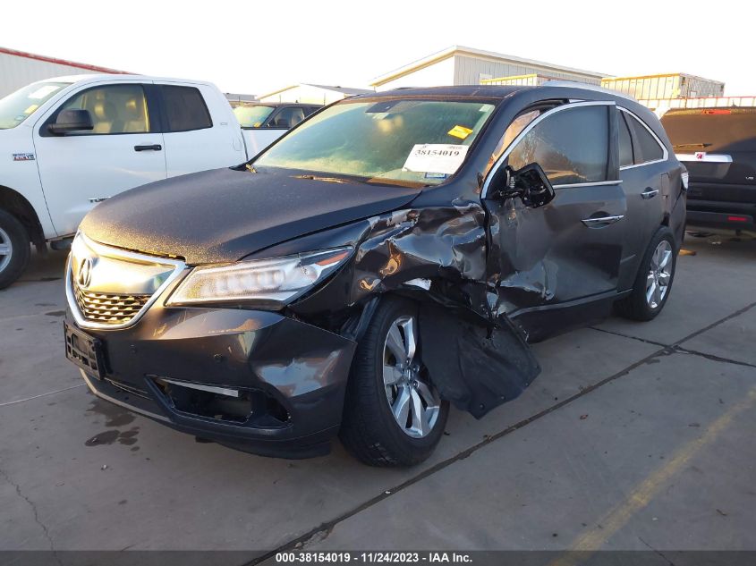 2014 Acura Mdx Advance Pkg W/Entertainment Pkg VIN: 5FRYD3H88EB017221 Lot: 38154019