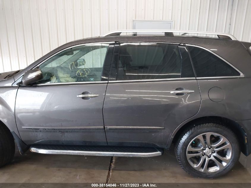 2012 Acura Mdx Advance Package VIN: 2HNYD2H61CH527180 Lot: 38154046