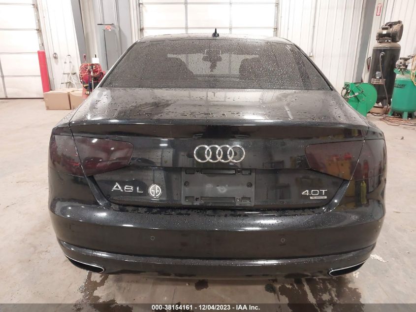 2013 Audi A8 L 4.0T VIN: WAUR2AFD5DN018100 Lot: 38154161