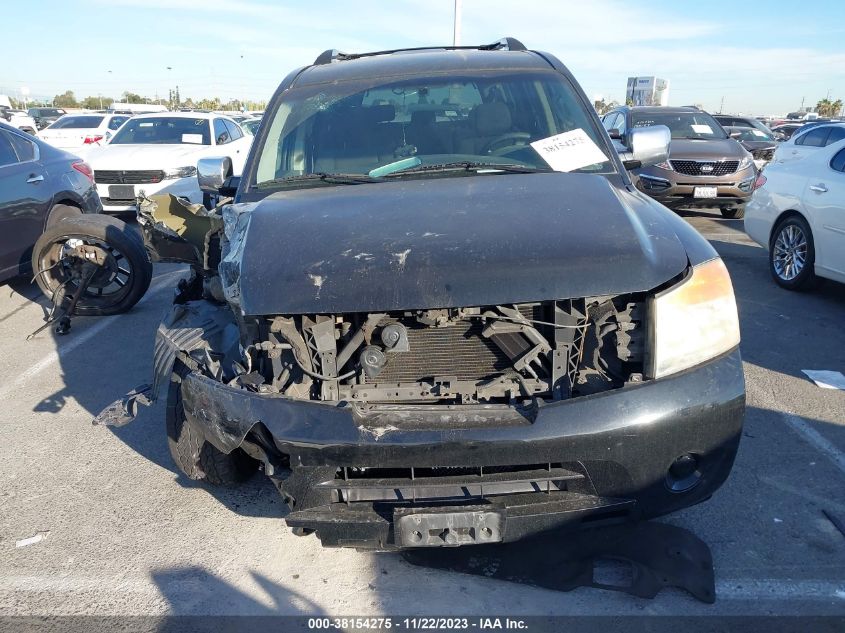 2008 Nissan Armada Se VIN: 5N1AA08D58N627490 Lot: 38154275