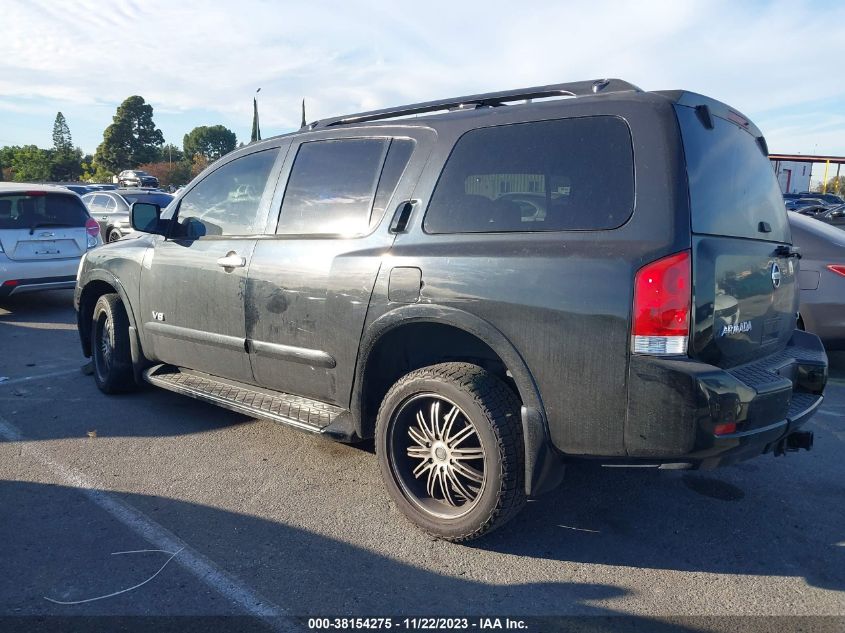 5N1AA08D58N627490 2008 Nissan Armada Se