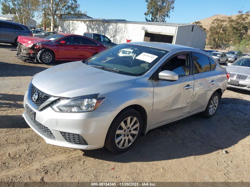 2016 Nissan Sentra S VIN: 3N1AB7AP2GY320958 Lot: 38154345