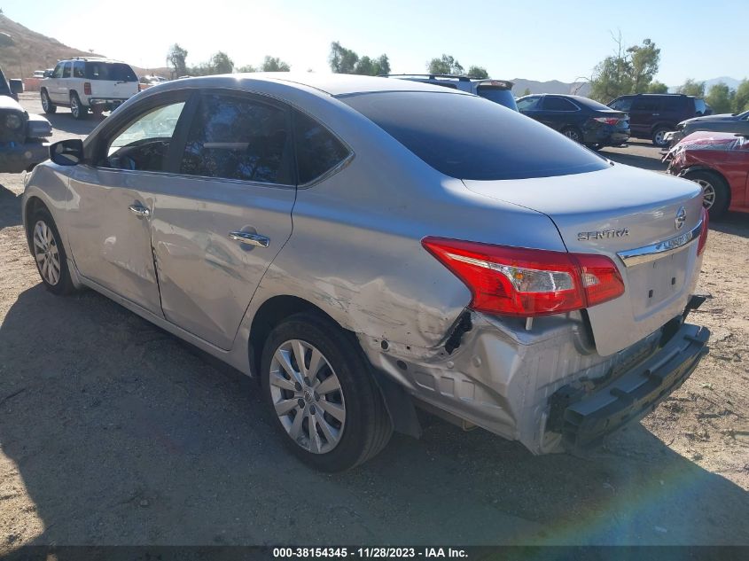 2016 Nissan Sentra S VIN: 3N1AB7AP2GY320958 Lot: 38154345