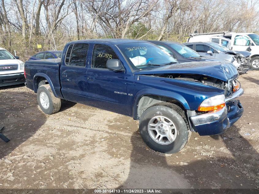 2001 Dodge Dakota Slt/Sport VIN: 1B7GG2AN11S190428 Lot: 38154713