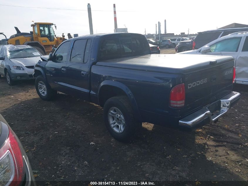 2001 Dodge Dakota Slt/Sport VIN: 1B7GG2AN11S190428 Lot: 38154713