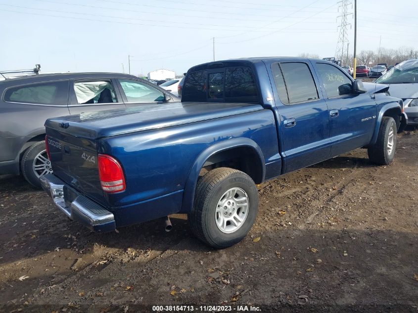 2001 Dodge Dakota Slt/Sport VIN: 1B7GG2AN11S190428 Lot: 38154713