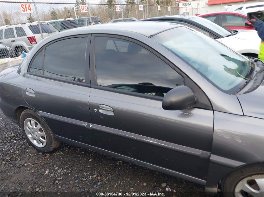 2003 Kia Rio Base (A4)/Base (M5) VIN: KNADC125X36211468 Lot: 38154730