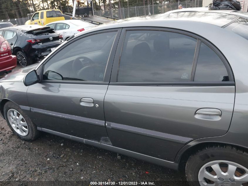 2003 Kia Rio Base (A4)/Base (M5) VIN: KNADC125X36211468 Lot: 38154730