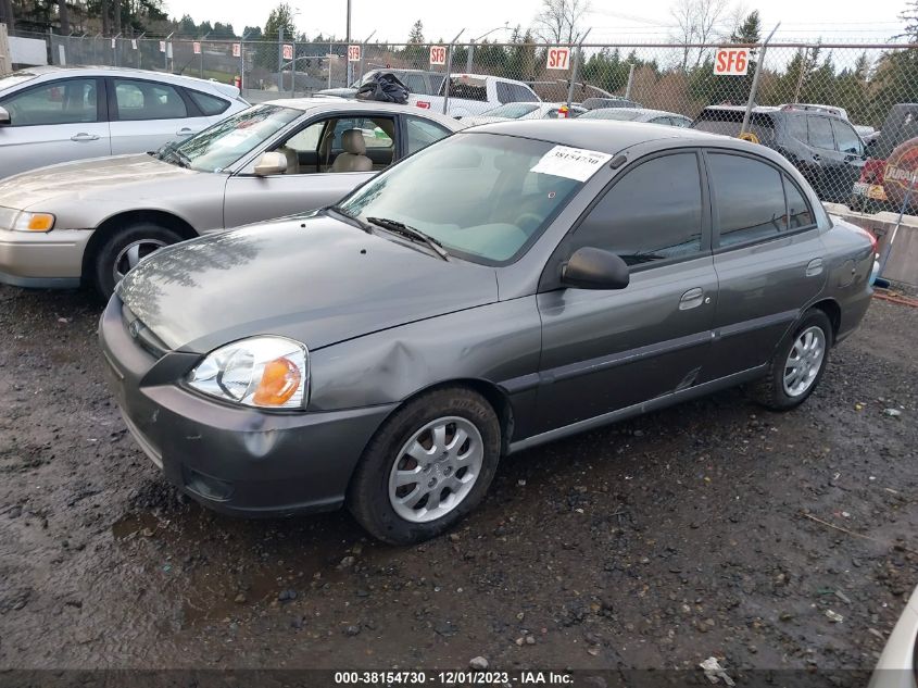 2003 Kia Rio Base (A4)/Base (M5) VIN: KNADC125X36211468 Lot: 38154730