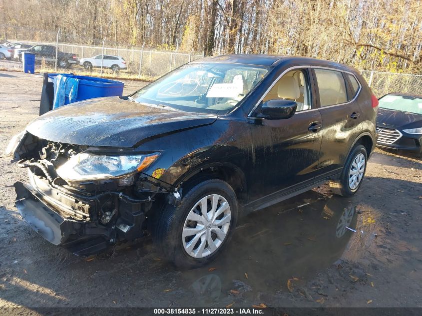 2017 Nissan Rogue S VIN: JN8AT2MV9HW008740 Lot: 38154835