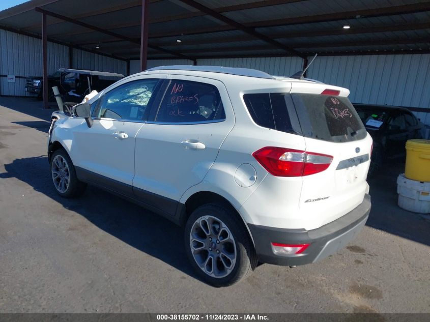 2021 Ford Ecosport Titanium VIN: MAJ6S3KL8MC397304 Lot: 38155702