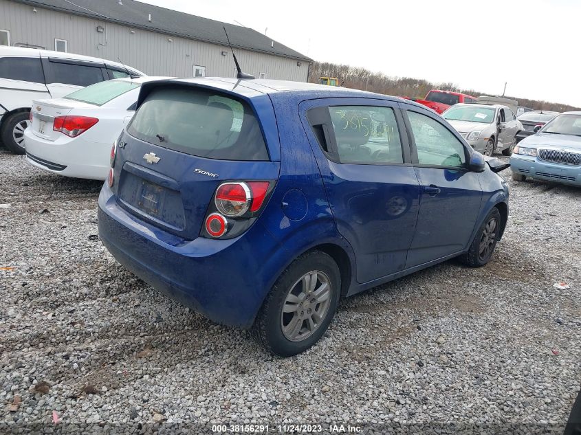 2013 Chevrolet Sonic Ls Auto VIN: 1G1JA6SH7D4203613 Lot: 38156291