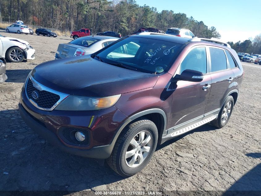 2011 Kia Sorento Lx VIN: 5XYKT3A1XBG162045 Lot: 38156670