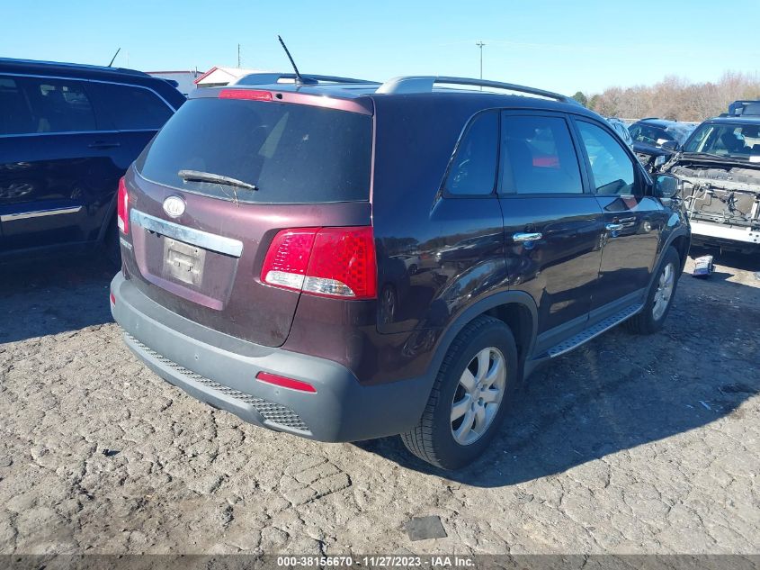 2011 Kia Sorento Lx VIN: 5XYKT3A1XBG162045 Lot: 38156670