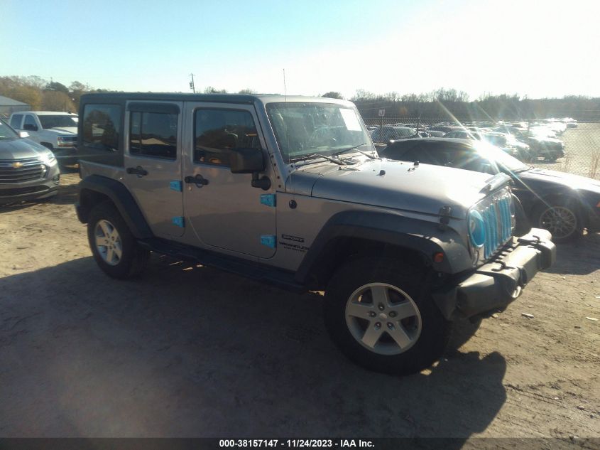 2015 Jeep Wrangler Unlimited Sport VIN: 1C4BJWDG0FL546241 Lot: 38157147