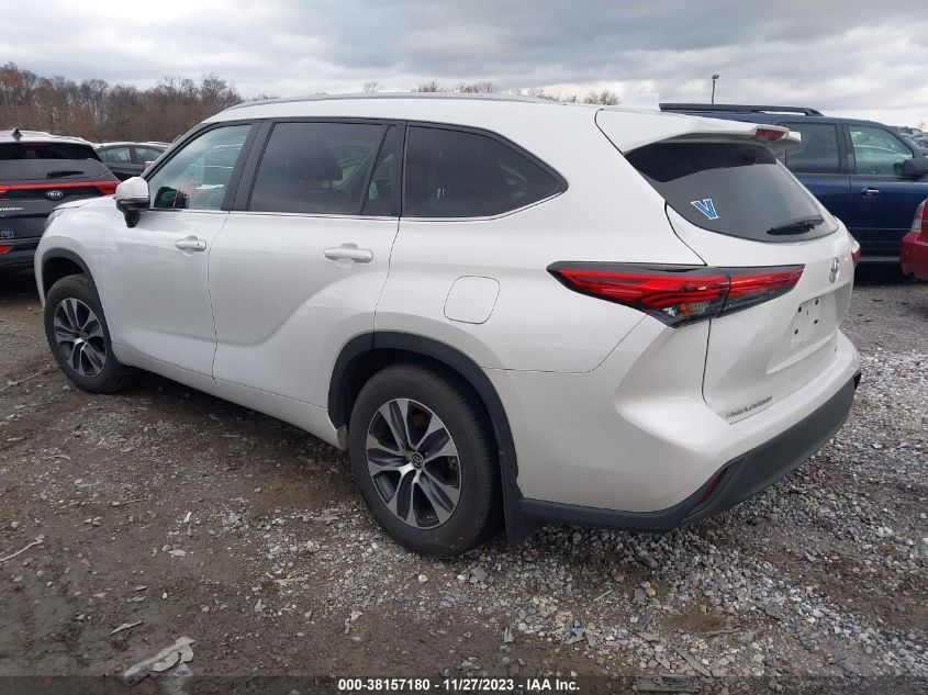 2023 Toyota Highlander Xle VIN: 5TDKDRAH8PS026696 Lot: 38157180