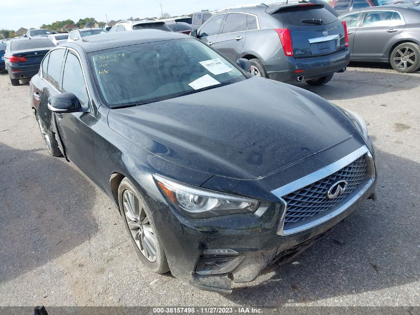 2022 Infiniti Q50 Luxe VIN: JN1EV7BP8NM311138 Lot: 38157498