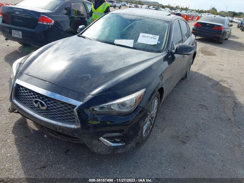 2022 Infiniti Q50 Luxe VIN: JN1EV7BP8NM311138 Lot: 38157498