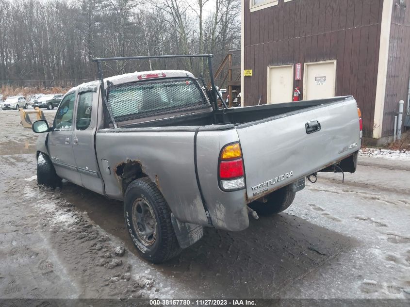 2001 Toyota Tundra Sr5 VIN: 5TBBN44171S166642 Lot: 38157780