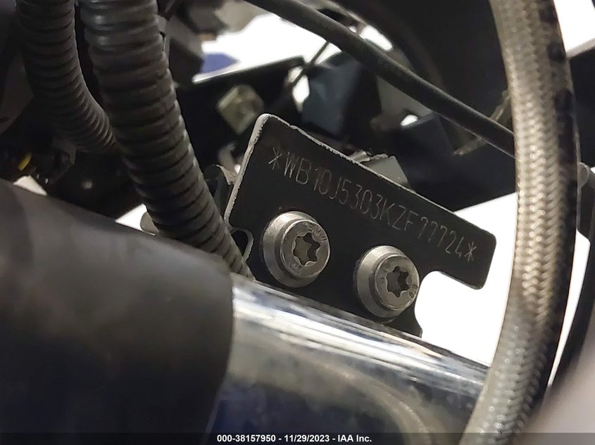 2019 BMW R 1250 Gs Adventure VIN: WB10J5303KZF77724 Lot: 38157950