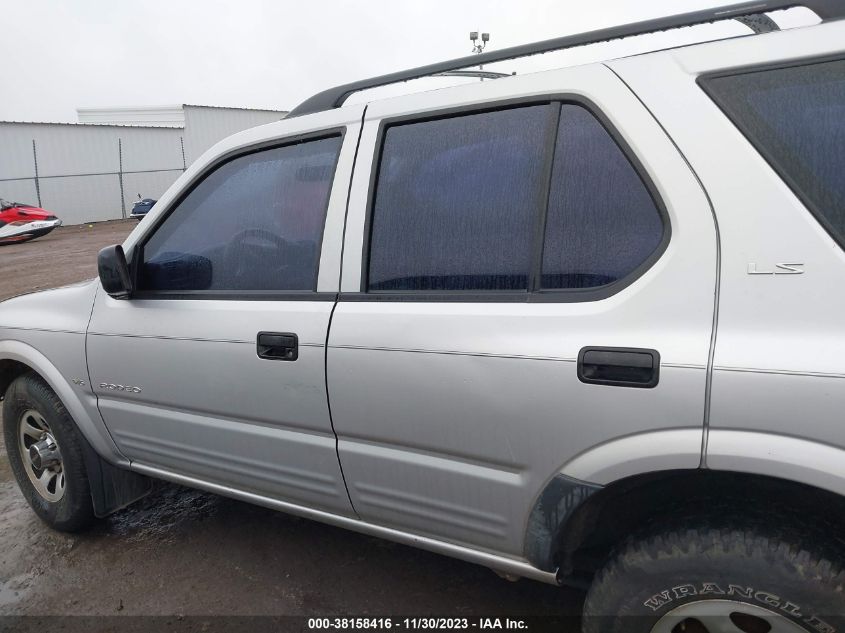 4S2CK58WXX4384101 1999 Isuzu Rodeo Ls/Lse/S 3.2L