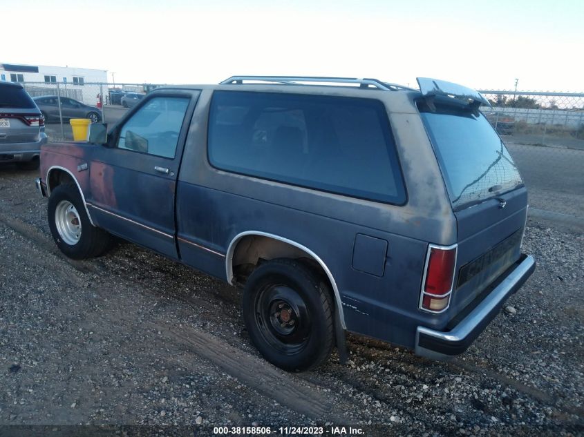 1989 Chevrolet Blazer S10 VIN: 1GNCS18Z6K0149975 Lot: 38158506