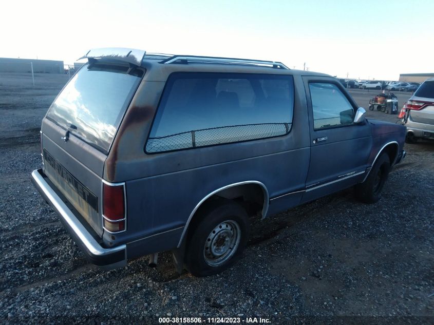 1989 Chevrolet Blazer S10 VIN: 1GNCS18Z6K0149975 Lot: 38158506