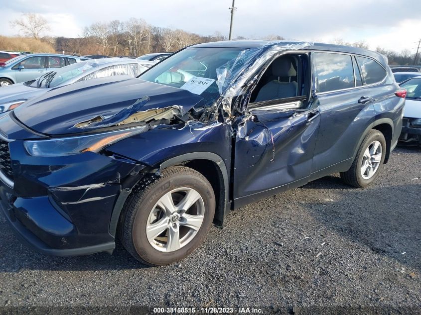 2021 Toyota Highlander L VIN: 5TDCZRBH8MS534618 Lot: 38158515