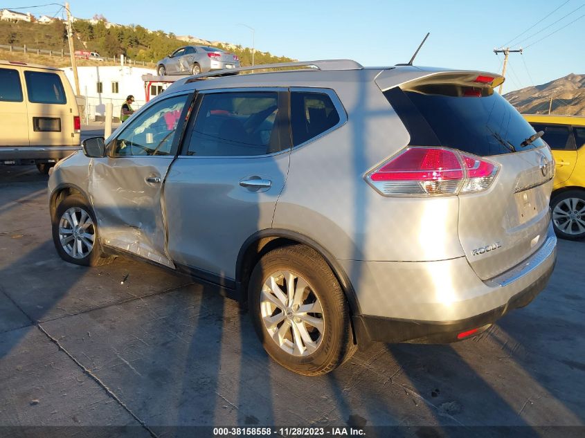 2016 Nissan Rogue Sv VIN: KNMAT2MT1GP634138 Lot: 38158558