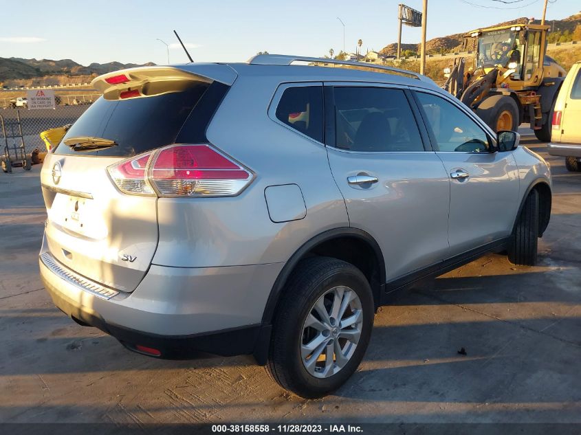 2016 Nissan Rogue Sv VIN: KNMAT2MT1GP634138 Lot: 38158558