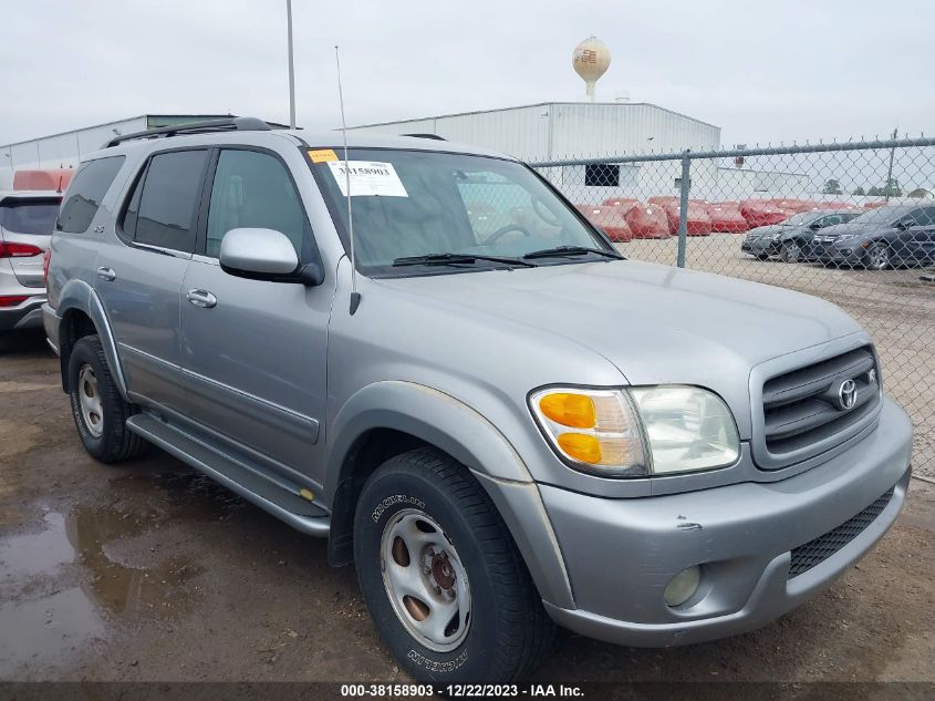 2002 Toyota Sequoia Sr5 VIN: 5TDZT34A72S089794 Lot: 38158903