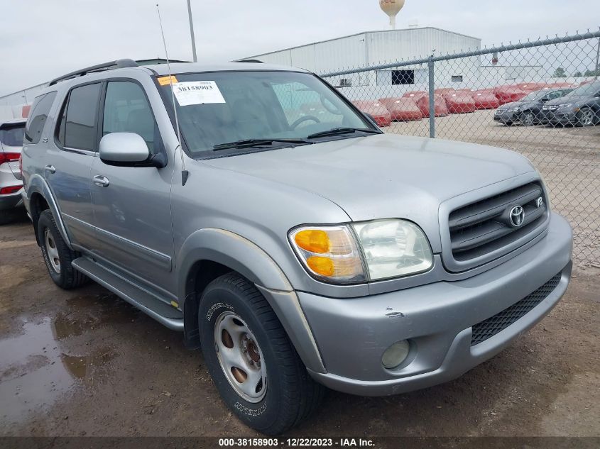 2002 Toyota Sequoia Sr5 VIN: 5TDZT34A72S089794 Lot: 38158903