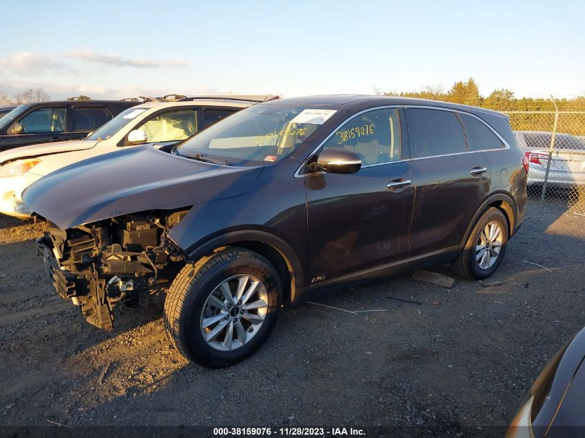 5XYPGDA51KG488089 2019 Kia Sorento 3.3L Lx