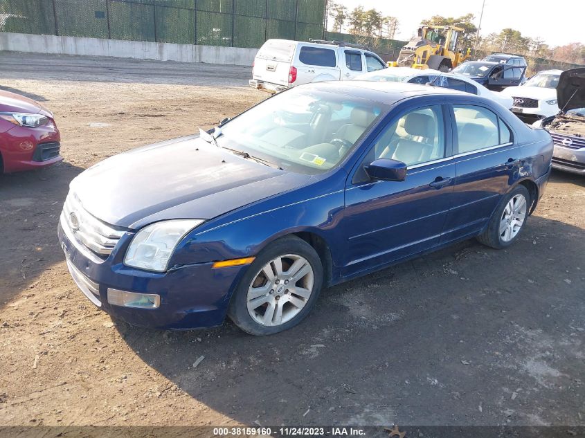 2007 Ford Fusion Sel VIN: 3FAHP02167R189533 Lot: 38159160