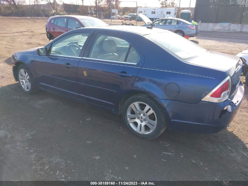 2007 Ford Fusion Sel VIN: 3FAHP02167R189533 Lot: 38159160