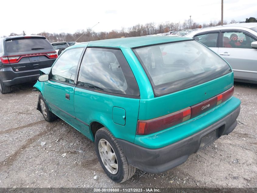 1994 Geo Metro VIN: 2C1MR2467R6730121 Lot: 38159880