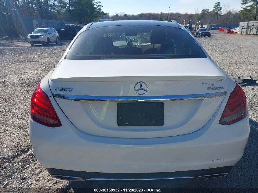 2017 Mercedes-Benz C 300 VIN: 55SWF4KB5HU222348 Lot: 38159932