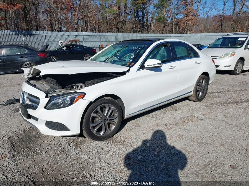 2017 Mercedes-Benz C 300 VIN: 55SWF4KB5HU222348 Lot: 38159932