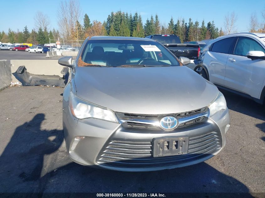 2016 Toyota Camry Hybrid Xle VIN: 4T1BD1FKXGU196829 Lot: 38160003