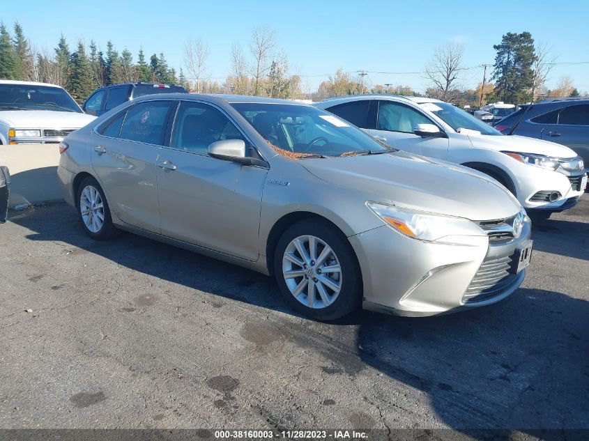 2016 Toyota Camry Hybrid Xle VIN: 4T1BD1FKXGU196829 Lot: 38160003